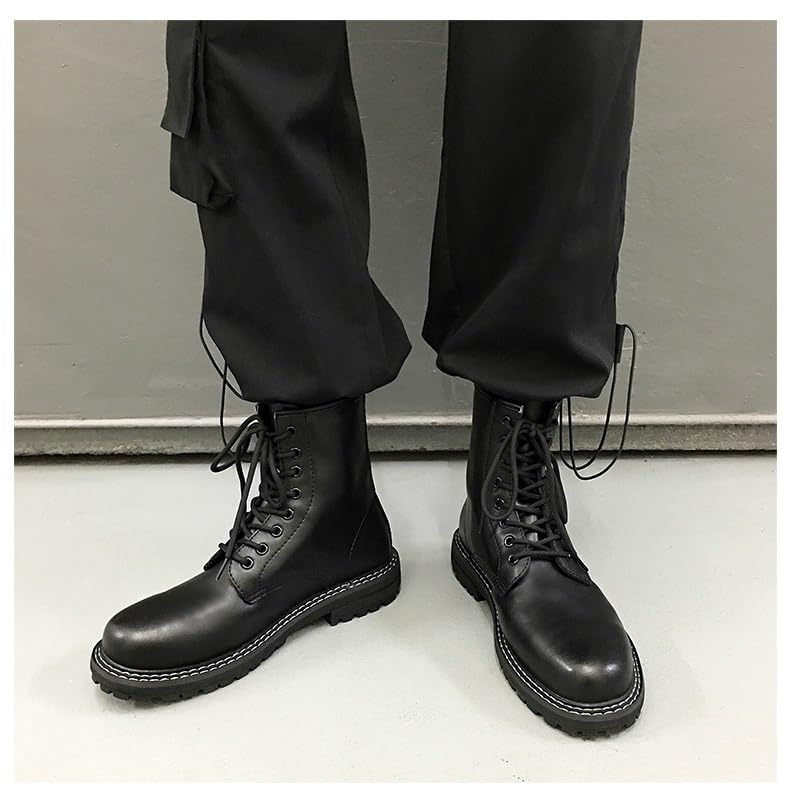 Mens Dress Boots - Casual Lace-up Chukka Leather Boots for Men Waterproof Boots for Men4