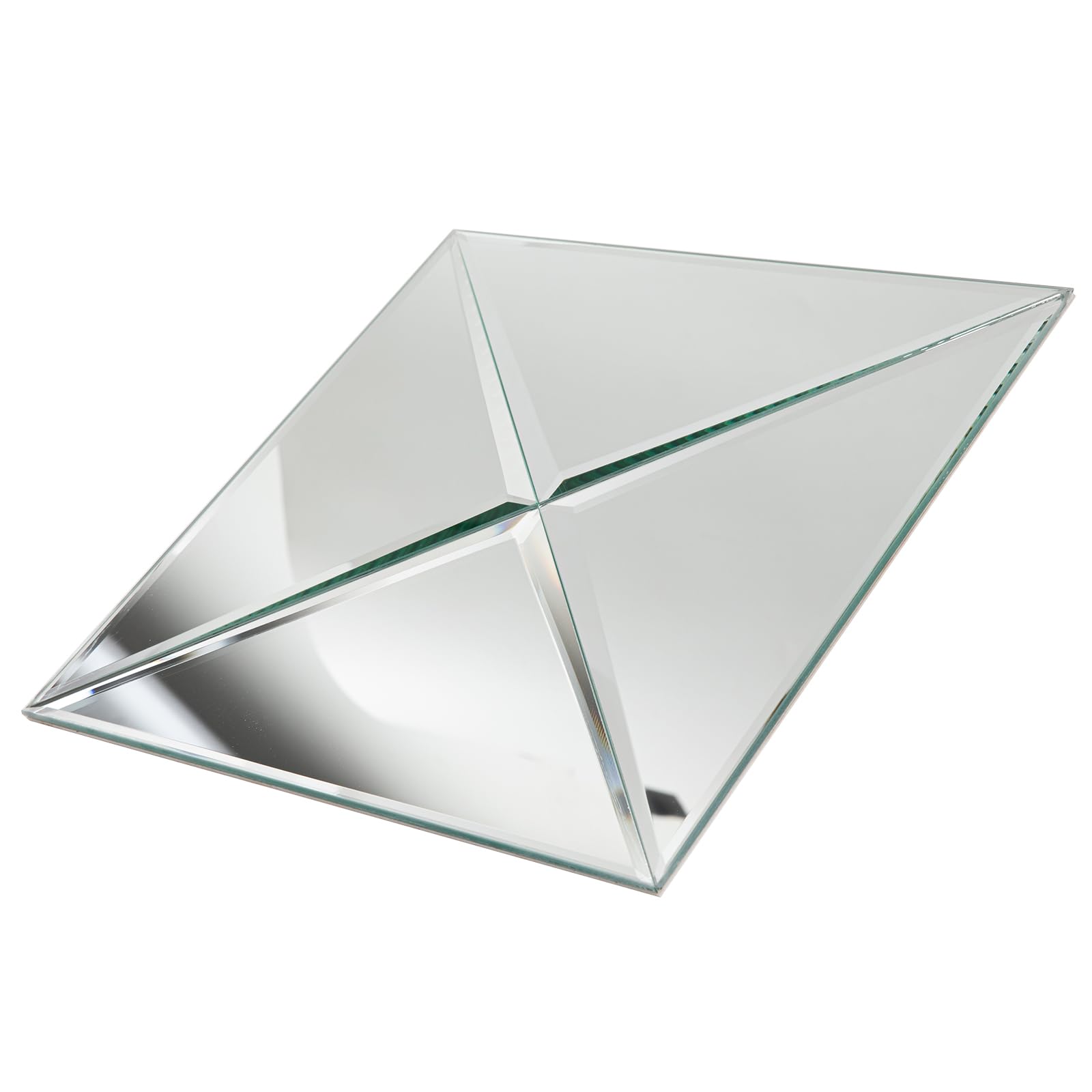 Lovdeco Mirror Triangle Tile for Kitchen and Bathroom, 3D Mosaic Tile 12x12 inch, 5 Sheets