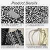 YZROHYI Abendtasche Damen,Glitzer Tasche Ballkleid,Clutch Schwarz Glitzer Elegant,Handtasche Abendkleid,Hochzeit Tasche,Pailletten Umhängetasche,Kettentasche,Schultertasche,Hand Bags for Womens #2