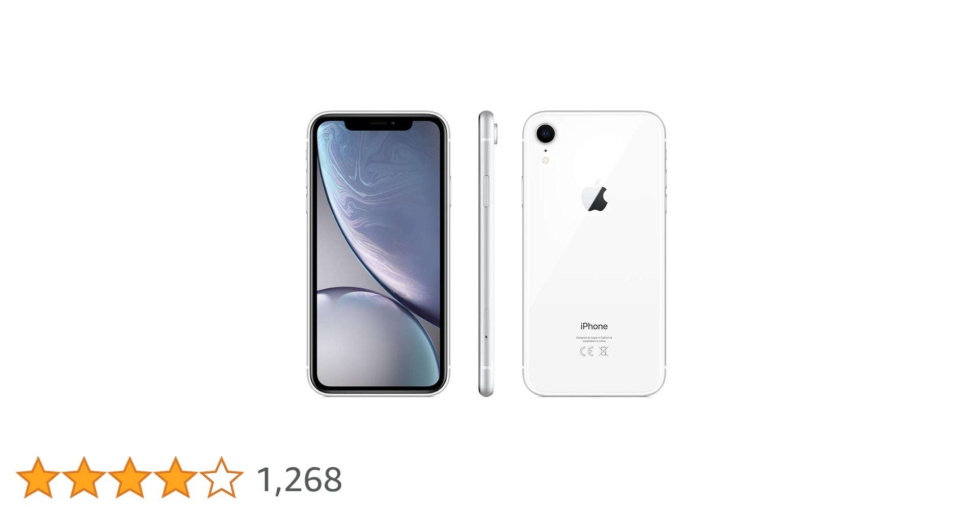 Apple iPhone XR, 64GB, White (Refurbished) : Amazon.nl