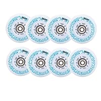 8-Pack Lichtgevende Inline Skate Wielen Outdoor 92A Blades 8-Pack Lichtgevende Inline Skate Wielen Outdoor 92A Blades