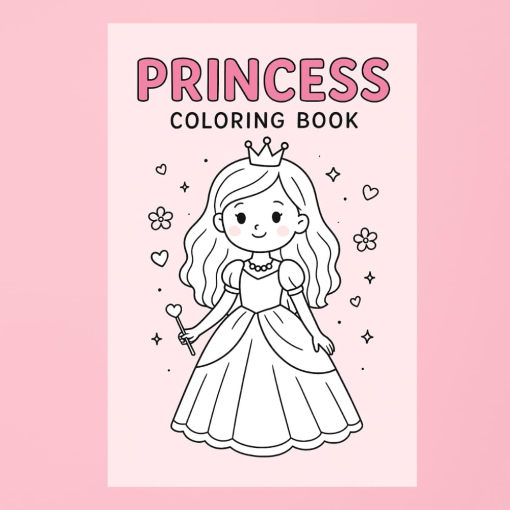 Princess Coloring Book: For kids