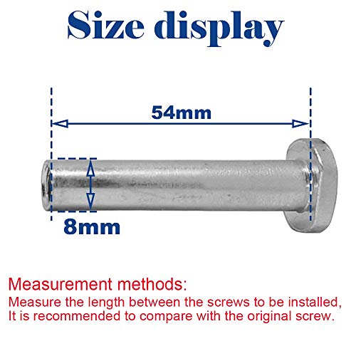 Image of M8 40-76mm Male Female Allen Screw & Bolt Assortment Sets Kids Scooter Parts for 2-3-4-Wheel Kick Scooters Repair Front Rear Wheel Axles Tools (54 * 8mm)