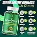 Energizen Green Superfood Gummies Plus - Supports Healthy Liver, Digestive Health & Immune System - Vegan, Non-GMO, Gluten-Free - Raspberry & Pomegranate Flavor - 120 Count