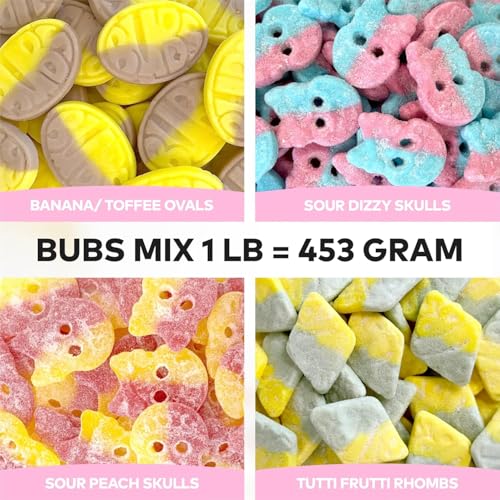 Image of Bubs Swedish Candy Mix (0.5 LB, Fruity, Sour, Sweet, Dizzy)
