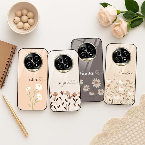 Image of COLORflow Back Cover Compatible with Realme 13 Pro 5G / 13 Pro Plus 5G | Floral Family Customized | Shockproof TPU Bumper with Camera Protection Back Cover