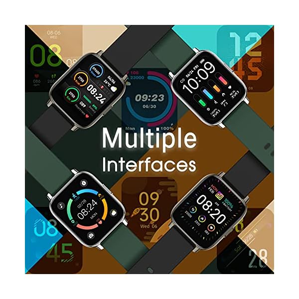 Togala Smart Watch, 1.69 Inch Touch Screen Smartwatch for Android and iOS Phones, Fitness Tracker with Heart Rate and…