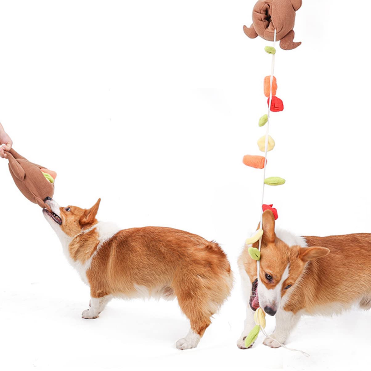 POPETPOP 3 Piezas De Juguetes De Peluche para Mascotas Juguetes para Perros Juguetes Chirriantes De Peluche para Perros Pequeños Decoraciones Navideñas Juguetes para La Dentición De
