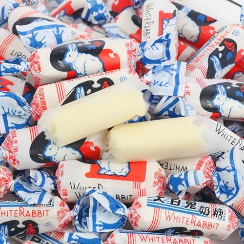 Jgfwat- White Rabbit Milk Candy, Reichhaltiger Milchgeschmack, Authentische Chinesische Süßigkeit, Geeignet Für Hochzeiten Und Partys (227 G/Beutel)