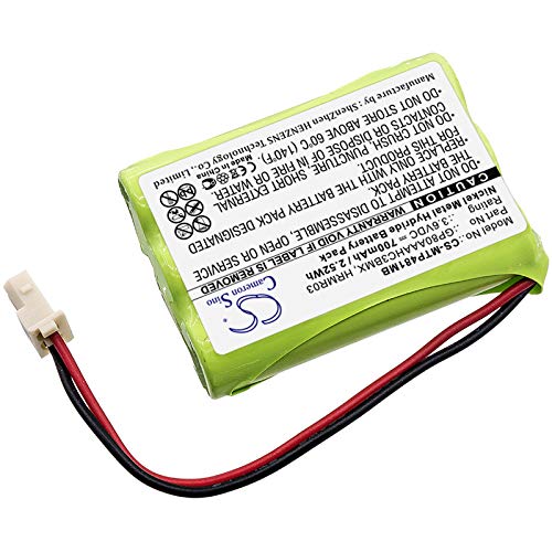 Ejjinenbby Replacement Battery Compatible for Motorola MBP482 MBP481 MBP483 (700mAh/3.6V), GP80AAAHC3BMX HRMR03 Battery