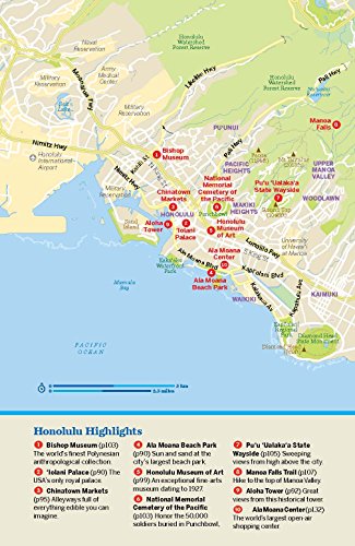 Lonely Planet Honolulu Waikiki & Oahu (Travel Guide) #TOP7