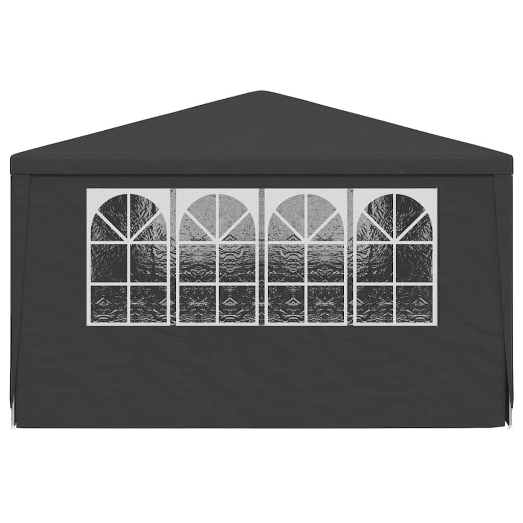 Genérico Carpa Profesional para Fiestas con Paredes Gris 90 g/m² 4x6 m,Casa y jardín,Jardín,Artículos de Exterior,Estructuras de Exteriores,Carpas y cenadores-48537