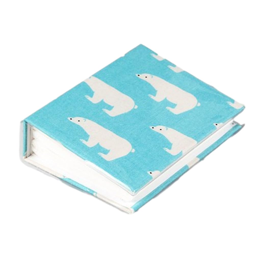 Hixingo Memo Photo Album 6x4 Holds Up to 200 Photos, Baby and Wedding Photo Albums, Personalised Photo Book - Gifts - Travel - Photo Books for Memories - Photo Album Slip in (5’’,Blue Bear)