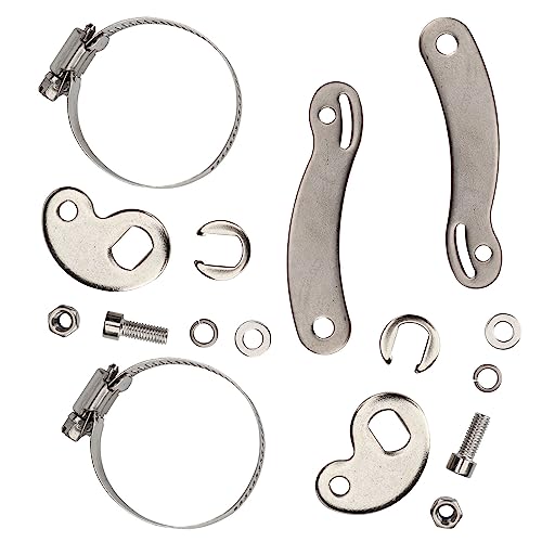 LGEGE Torque Arm Conversion Kit 2 Sets, Compatible with Most Electric Bicycle, Universal Protective Accessories for e-Bike Front or Rear Hub Motors (Not Exceed 14mm)