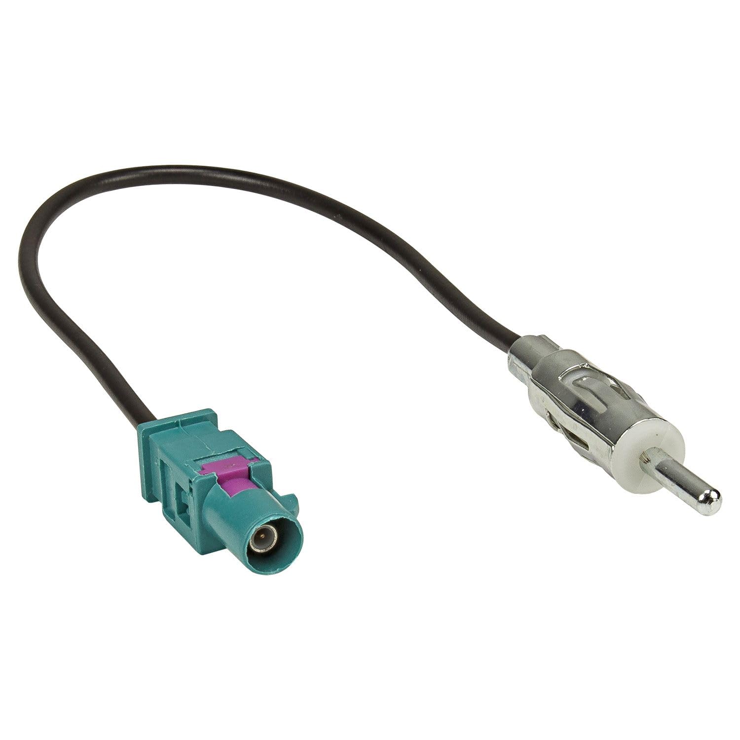 tomzz Audio 2404-016 Radioblende Set kompatibel mit BMW 3er E46 mit Quadlockadapter ISO Fakra Antennenadapter DIN ISO