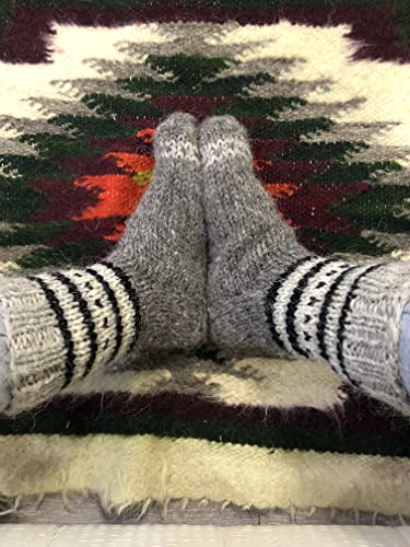 Wool socks for women, Hand Knitted Woolen Socks of natural wool, Wool socks for men, Large Sizes, Extra Thick, Bed wool socks, Winter socks, Warm socks, Cozy socks, Made In Ukraine4
