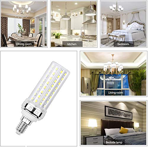 LED Corn Bulbs 20W, 150W Incandescent Bulbs Equivalent, 2300Lm, 6000K Daylight White, E14 Small Edison Screw, Pack of 3 - Image 5