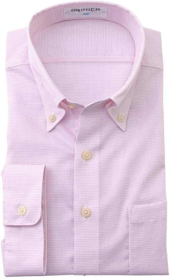 Amazon.co.jp: 25S39七分空冷NIクールピンクBD織柄_MSEB7524