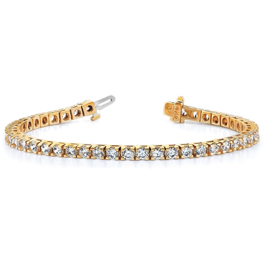 ★rosemont★ 14K bracelet RF0026 Amazon.com: Diamond2Deal 14k Yellow Gold 1.26Ct Lab Grown
