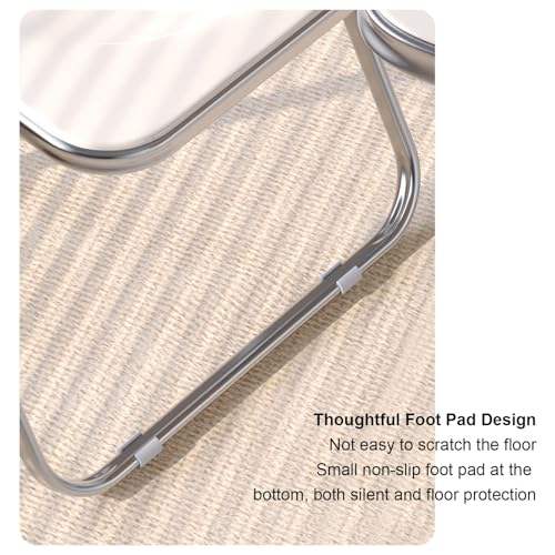 Chaise en acrylique de qualité supérieure avec dossier ergonomique
