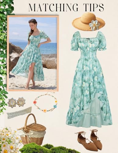 Image of Scarlet Darkness Corset Dresses for Women Summer 2026 Floral Wedding Guest Chiffon Sundress