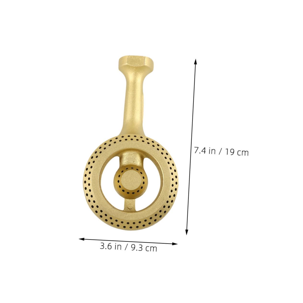 SHINEOFI 2 Piezas Cabezal para Hornillo de Gas de Cocina Tapas de Quemador de Hierro Fundido Resistente y Fácil de Limpiar para Fogones y Cocinillas Domésticas