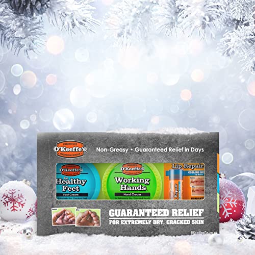 O’Keeffe’s Skincare Gift Pack - Working Hands 96g, Healthy Feet 91g and Lip Repair 4.2g - Image 6
