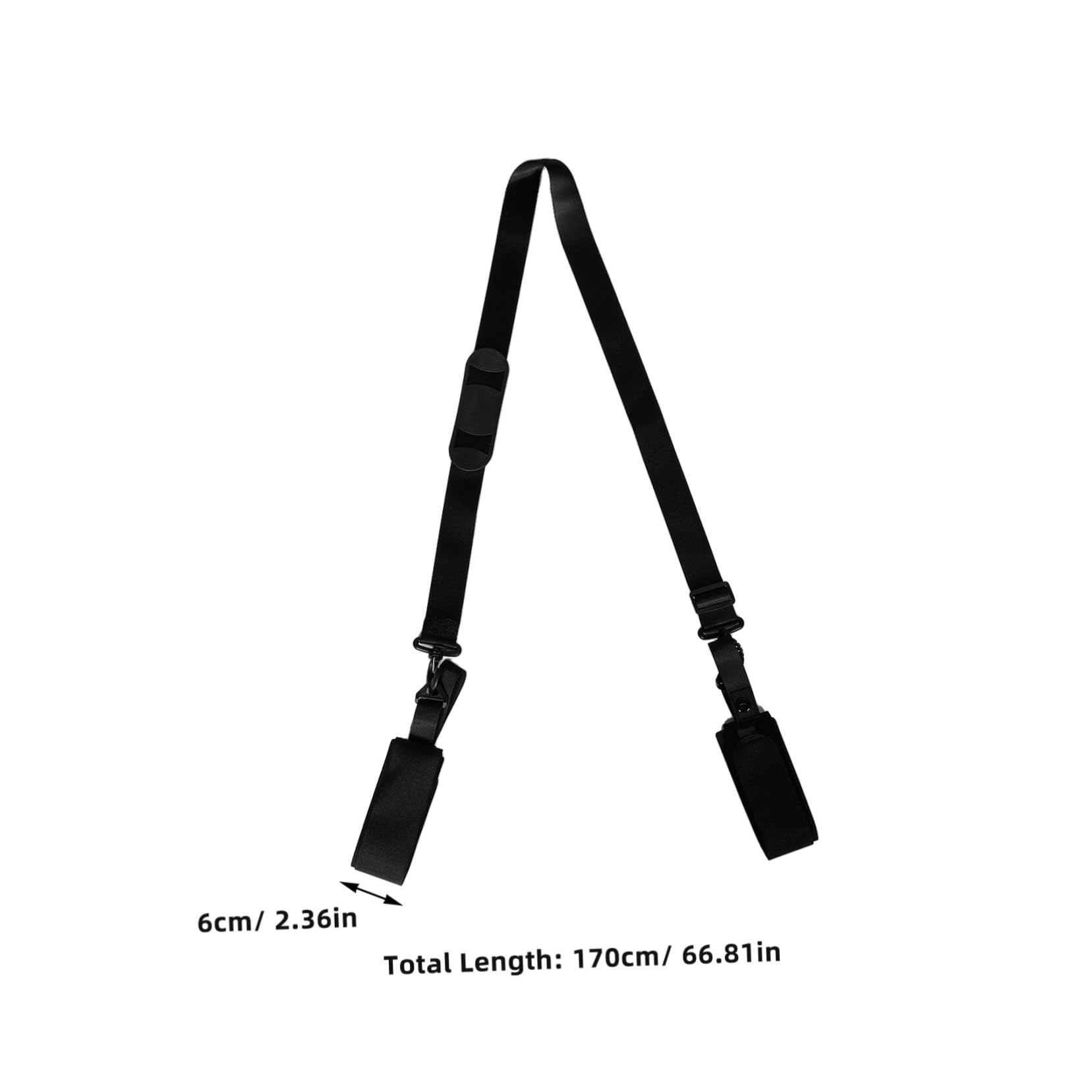 BESPORTBLE Ski and Snowboard Bindings Adjustable Shoulder Strap for Safety Fastener for Ski Race Straps for Skiing