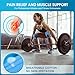 12PCS Precut Kinesiology Tape for Knees | Athletic Tape | Original Cotton & Elastic Kinesiology Athletic Tape – Knee Support & Stability & Pain Relief | Latex-Free | Breathable & Waterproof (Black)