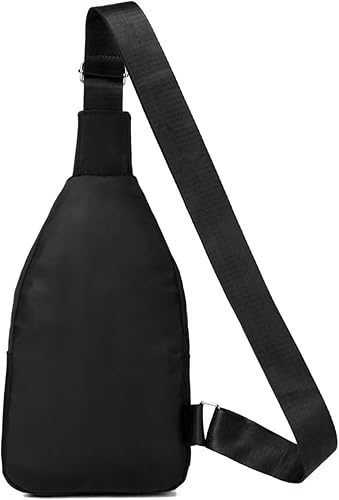 Miniatura 73 de EVANCARY Bolso bandolera pequeño para mujeres y hombres, mochila bandolera para viajes, al aire libre, senderismo Gris profundo