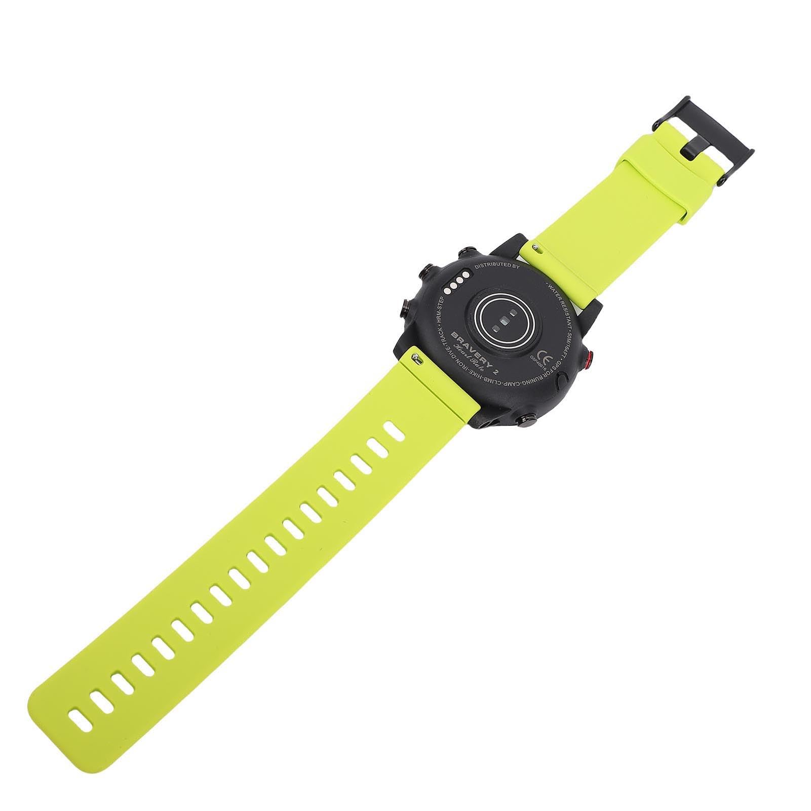 Dilwe Smartwatch Rotondo, Silicone in Lega Ti, Fitness Tracker Resistente all'acqua con Schermo da 1,3 Pollici per attività di Nuoto all'aperto