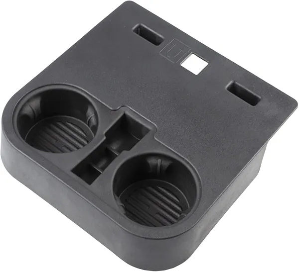 RLB-HILON Front Console Cup Holder Compatible with Ford F150 2015-2020 and Ford F-Series Super Duty 2017-2022 Year, Center Cup Holder Under Front Seat Bottom, HC3Z-2813562-AB