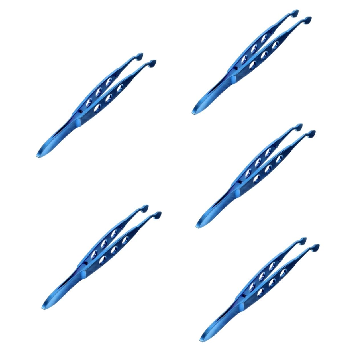 FRCOLOR 5pièces Pince à Épiler Métallique Pour Yeux Outil De Beauté Pour Traiter Les Glandes De Meibomius Pratique Et