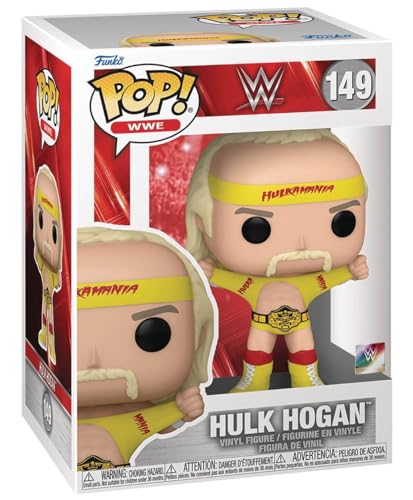 Muñeco Funko Hulk Hogan Hulkamania con protector de caja para evitar daños en el vinilo 4