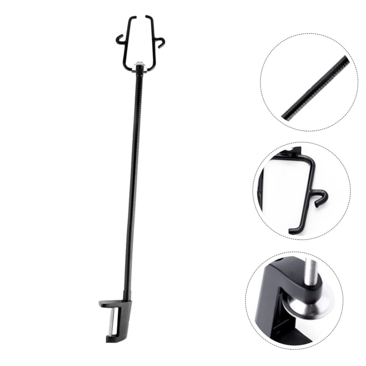 WOONEKY Supporto Per Asciugacapelli Clip Supporto Per Asciugacapelli Strumento Per Toelettatura Degli Animali Domestici Robusto e Resistente All Usura Antiruggine Regolabile in Altezza