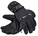 Andorra Men's Classic Touchscreen Ski Gloves with Zippered Pocket,Black,XL