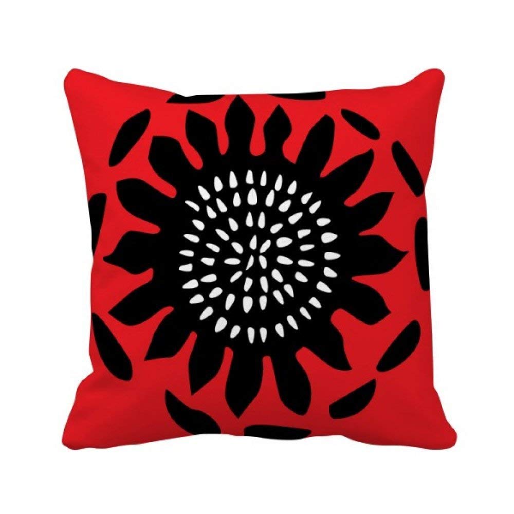 Oreiller Mexique canapé salon coussin tournesol carré multicolore déco maison 40x40