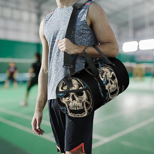 Sac crâne de pieuvre 45x23x23cm, le duffel bag ultra compact