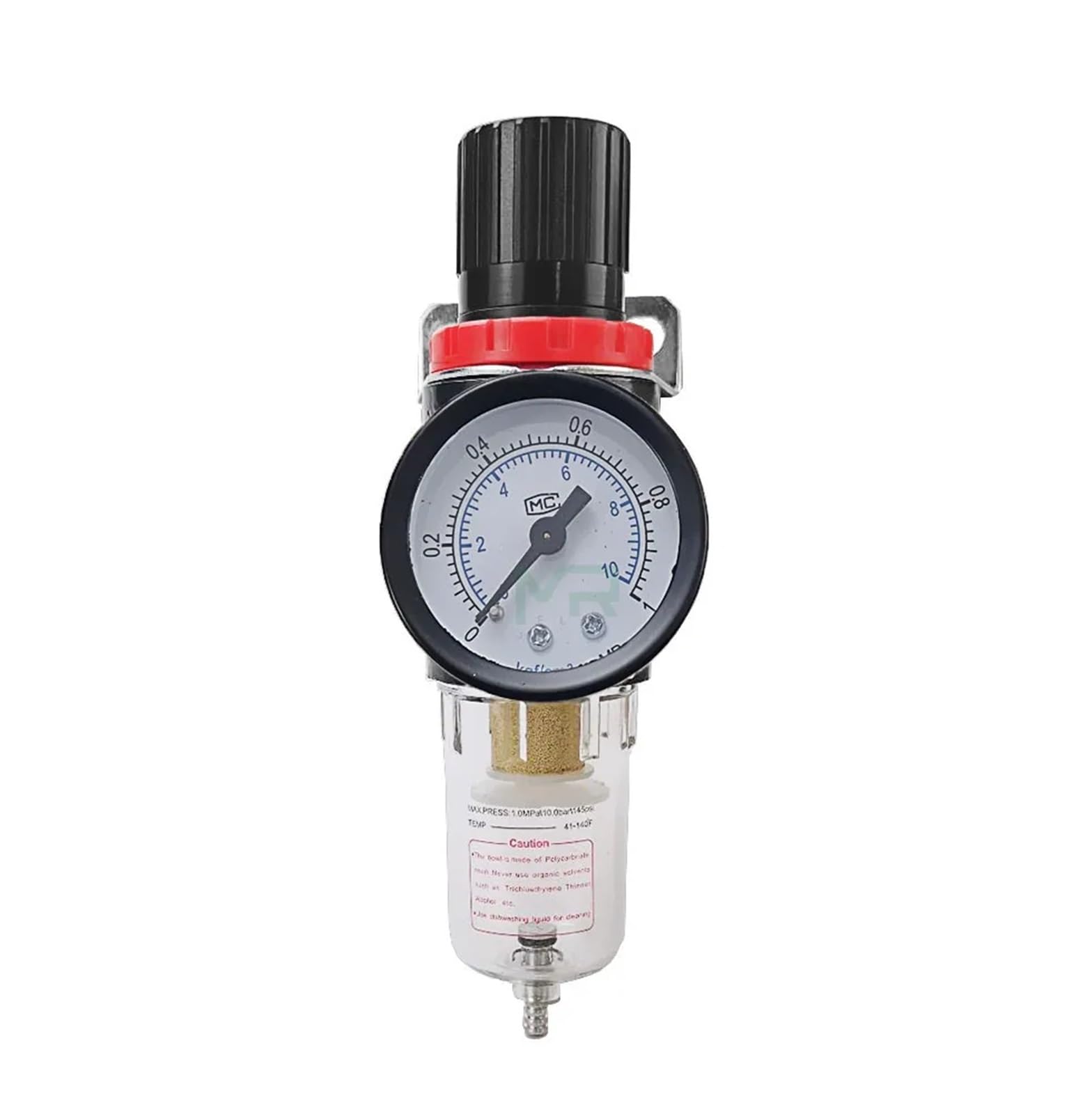 AFR-2000 Regulator filtra pneumatycznego Jednostka uzdatniania powietrza Zestaw miernika ciśnienia i separacji oleju i wody (Afr-2000 W Pc-10mm)