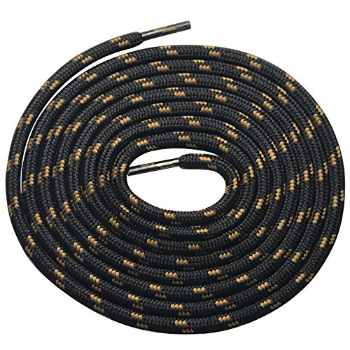Image of 3 Pairs Heavy Duty Round Boot Laces Shoelaces for Hiking Walking Construction Safety Work Boots Shoes