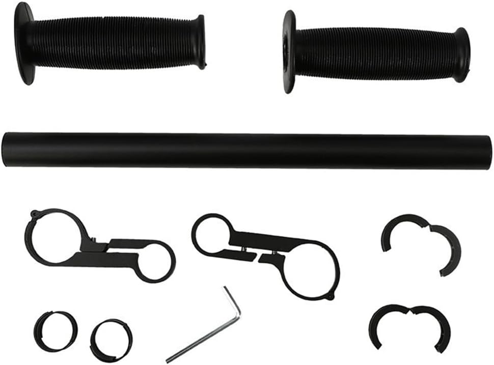 2 PCS Outdoor Child Handlebar Grips Attachment Kids Travel Grips Portable Easy Fitting Removal for All Bicycles Black