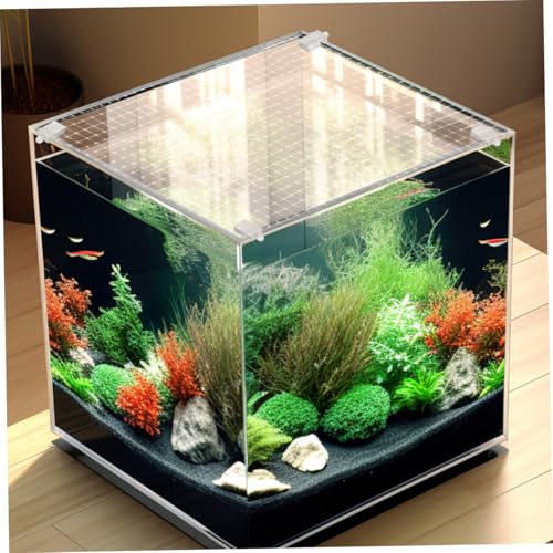 Filet aquarium ajustable HEMOTON couverture maille découpable pour poissons - 8