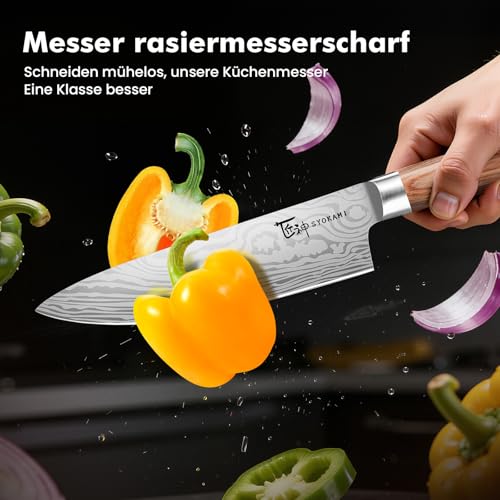 SYOKAMI 2026 Upgrade Messer-Set, 14-teiliges japanisches Küchenmesser-Set – Ansicht 6