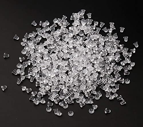 Lot De 50 Embouts De Fermoir Pour Boucles D'Oreilles En Plastique - Protection