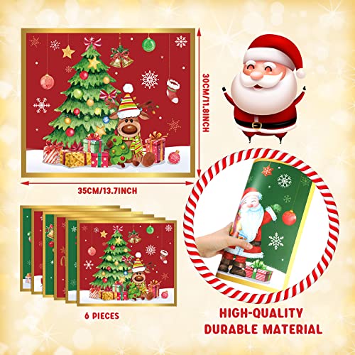 Sets de table de Noël robustes au design ferme élégant pour table de fête