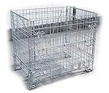 TAP France 14220 Dim Conteneur Grillagé Repliable, 900Kg Capacité de Charge, 1148mm x 872mm x 998mm