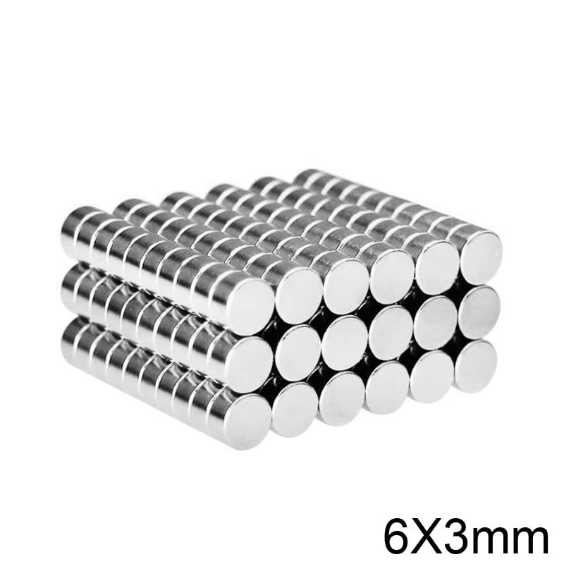 20~1000PCS 6x3 mm Disc Bulk Sheet Neodymium 6mmx3mm Small Round 6x3mm Rare Earth 6 * 3 mm(500PCS)