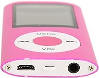 Vista 4 de Reproductor MP3 Bluetooth ultrafino de 1.8 pulgadas con pantalla LCD, memoria expandible a 64 GB, reproductor de música portátil para estudiantes