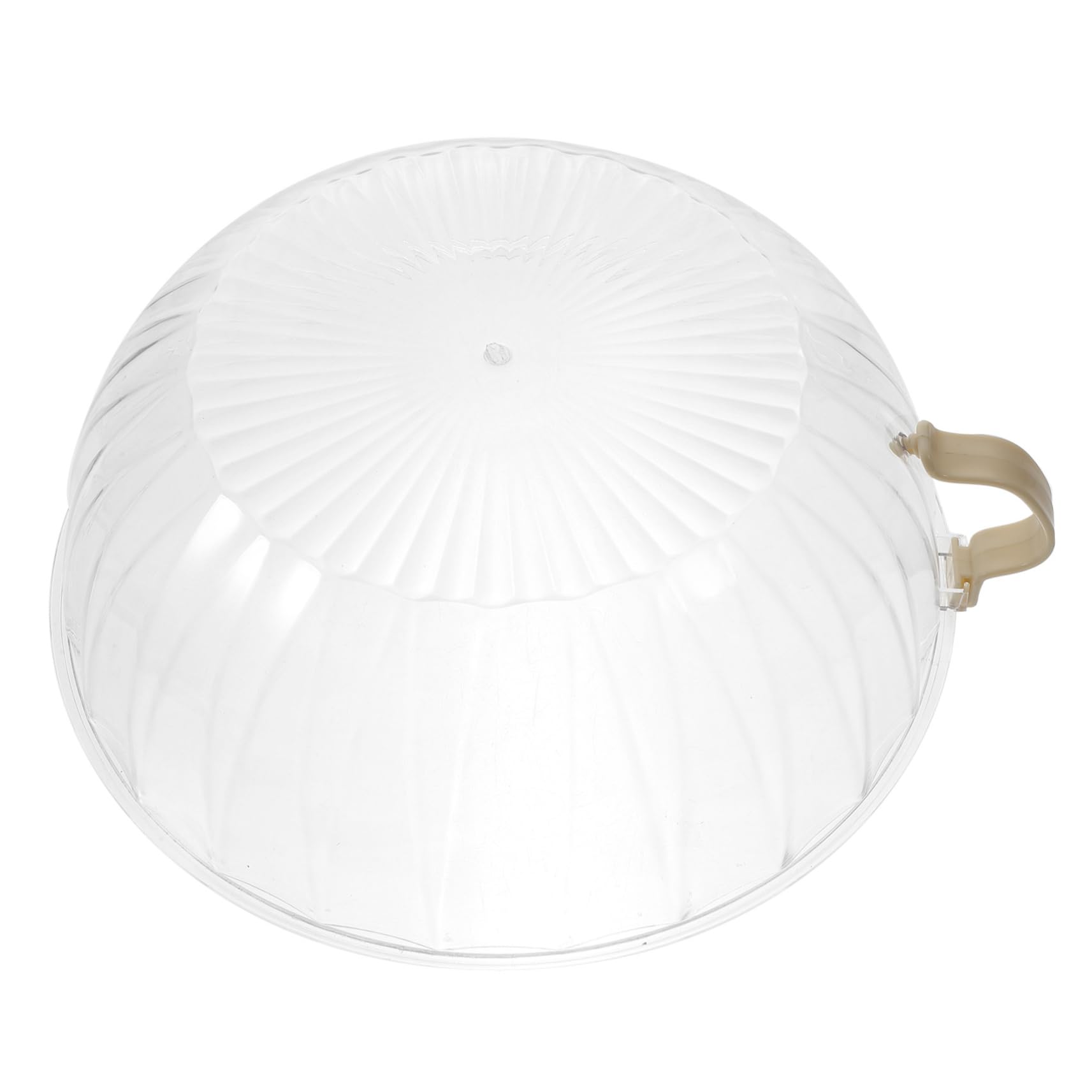 OUNONA Clear Microwave Splatter Cover Heat Resistant Food Protector for Kitchen Use Dishwasher Safe Retains Freshness Suitable for Microwave Dining Table