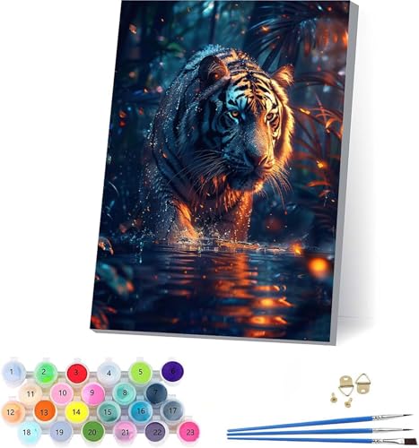 G  yCgoCio[  DIY Paint by Numbers LbghG h G fW^G uVƃANG̋ l̂߂̃NGCeBuȎ z[ ItBX Mtg 70x95cm t[t 6-8